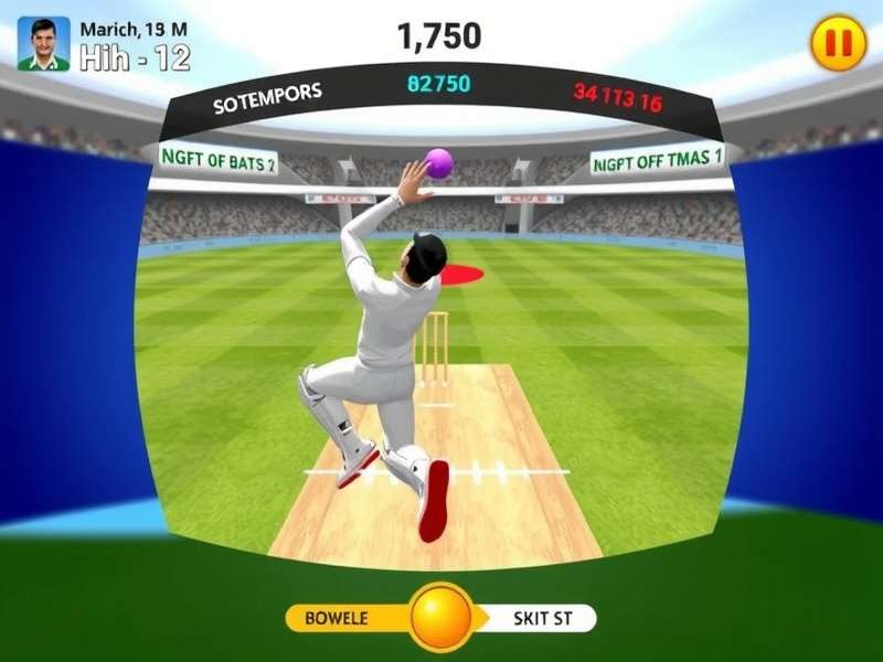 Indian VR Cricket Heroes gameplay screenshot